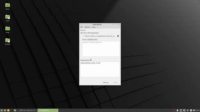 Make a Windows bootable USB in Linux | 2021 | Bios settings | WoeUSB | From download ISO to test смотреть онлайн