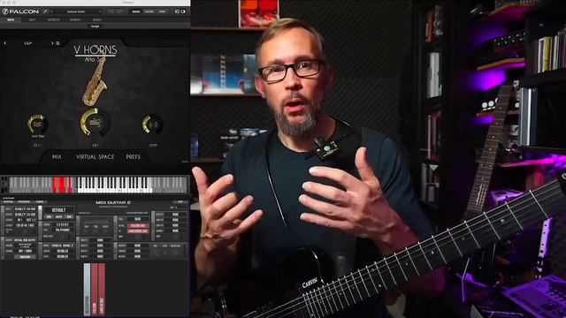Make your guitar sound like a real saxophone with MIDI Guitar 2 & Acousticsamples Vhorns смотреть онлайн
