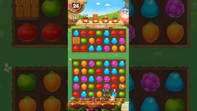 Fruit Crush Match 3 LEVEL 25 NO BOOSTERS ★★★ смотреть онлайн