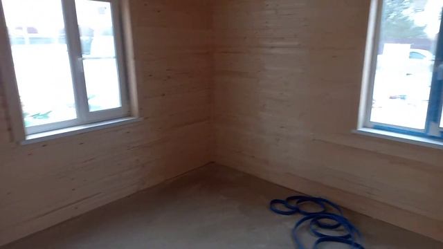 Видео обзор каркасного дома 7х9 от ПЗСК. Сайдинг Docke цвет банан. смотреть онлайн