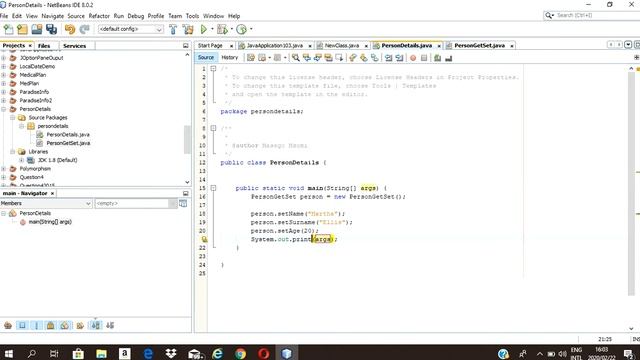 How to use Get and Set methods in Java - NetBeans - Part 2 смотреть онлайн