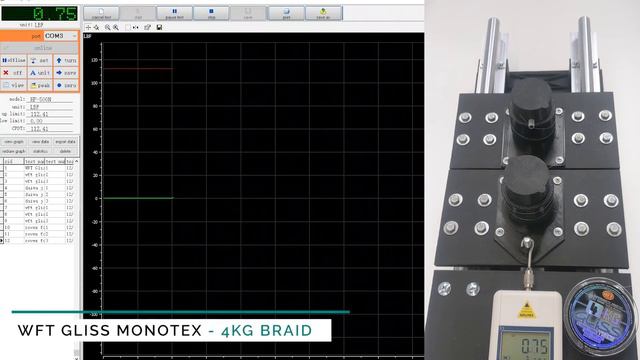 Fishing Line Testing - WFT Gliss Monotex Hybrid 4kg Braid