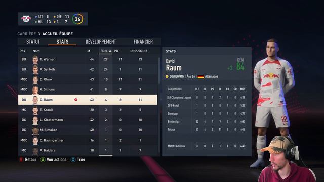 4 SAISONS avec L'EFFECTIF 23/24 du RB LEIPZIG sur FIFA 23 ! смотреть онлайн