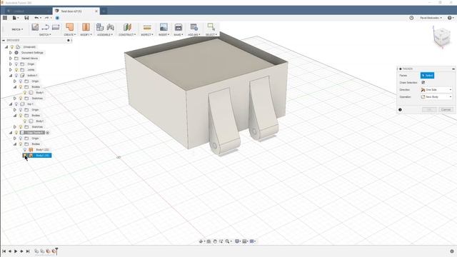Создание зазоров между деталями во Fusion 360 - Выпуск 248