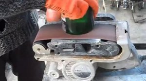 How to grind cut bottles. Как шлифовать резаные бутылки.