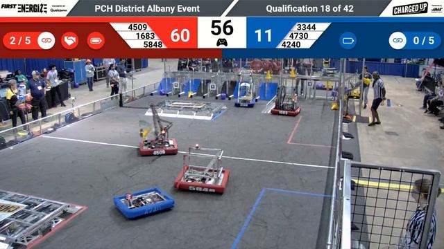 Qualification Match 18 - 2023 PCH District Albany Event presented by Procter & Gamble смотреть онлайн
