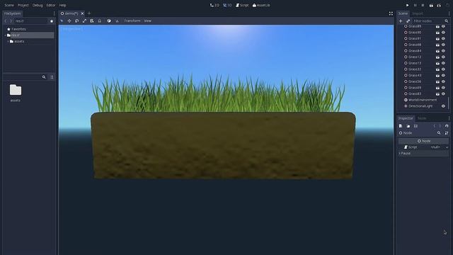 Simple Wind Shader for Godot 3 + Improvements [Godot Assets] смотреть онлайн