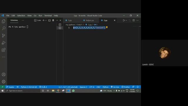 Python Crash Course | Session - 2 | GDSC at UIET,KUK смотреть онлайн