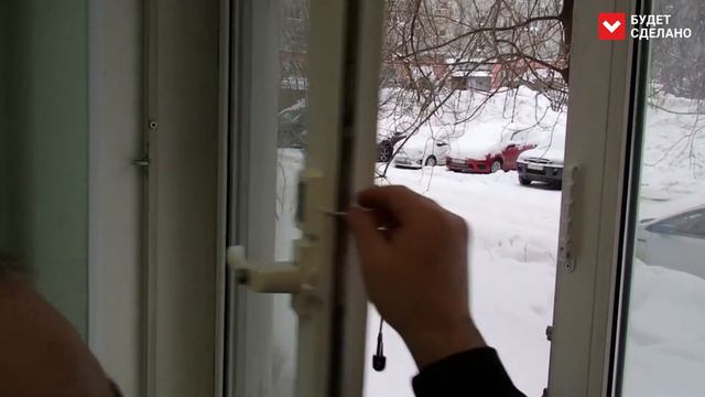 Установка термометра на окно ПВХ