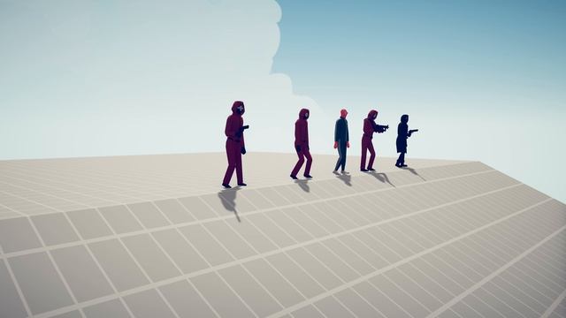 SQUID GAME Team vs S.W.A.T. Team - Totally Accurate Battle Simulator TABS смотреть онлайн