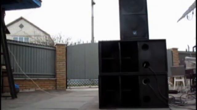 horn subwoofer Martin Audio WLX (рупорный сабвуфер ) .avi смотреть онлайн