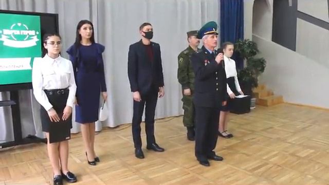 открытие парт героев в кадетской школе им. генерала Ермолова А.П. смотреть онлайн
