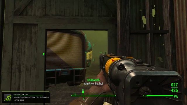Fallout 4 ULTRA Test 60 fps + Vsync Nvidia. смотреть онлайн