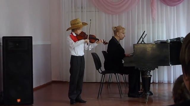 Песенка Леопольда Я весь день сижу на крутом берегу. Соло на скрипке