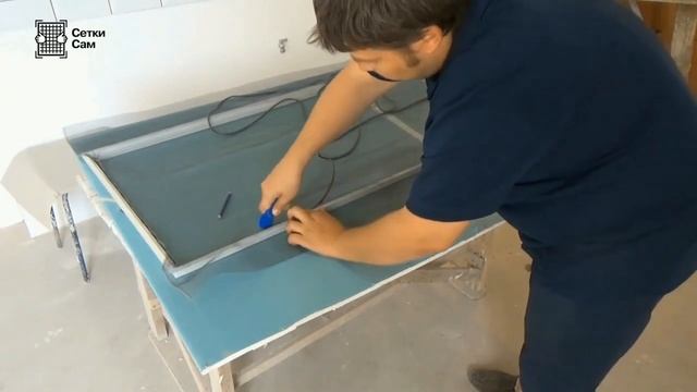 Самостоятельная сборка "Сетка Сам" (москитная сетка без наружнего крепления, без сверления) смотреть онлайн