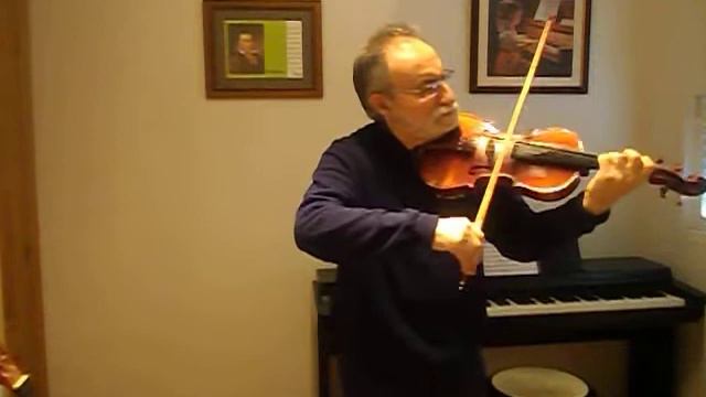 GNOSSIENNE Nº 1 de Erik Satie. Acompaña Joaquín al violín. смотреть онлайн