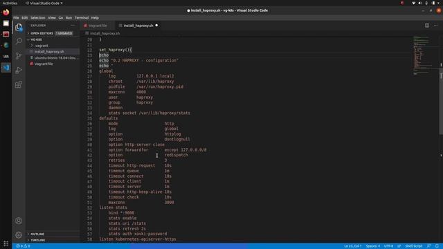 VAGRANT K8S - 4. INSTALLATION #HAPROXY смотреть онлайн