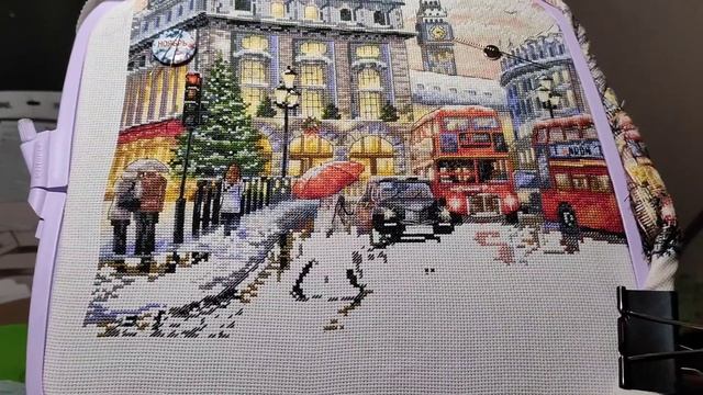 Вышивально-Игровая неделя №36/ Финишная прямая/ Лондон от Мережки/ Вышивка крестом смотреть онлайн