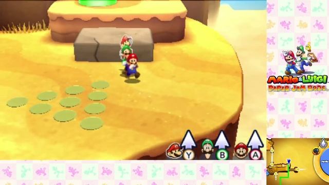 Mario & Luigi Paper Jam Walkthrough Part 4 | Doop Doop Dunes & Paper Toad Rescue смотреть онлайн