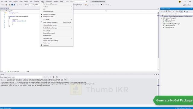 Within 3 Minutes Creating own NuGet Package Manager [ASP.NET Core] смотреть онлайн