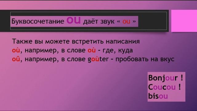 Фонетические упражнения французский язык для начинающих гласные звуки [u] / [y] смотреть онлайн