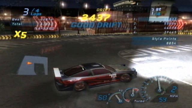 Need For Speed: Underground (Xbox) - Race #50 - Sliding Made Easy (Drift) смотреть онлайн