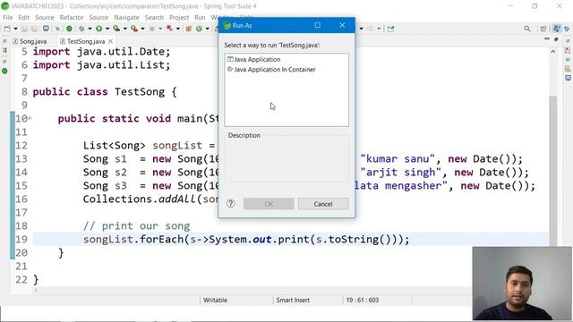 Comparator interface in java with example смотреть онлайн