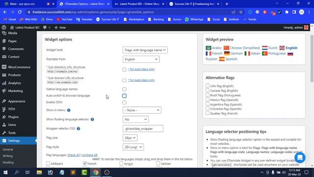 ?How To Translate any Language (Multiple Languages) use For WordPress Website By Success Life IT смотреть онлайн