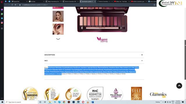 Eveline Cosmetics Halal Haram Or Vegan ? Hindi/Urdu 2022