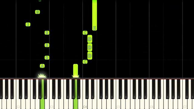 DARKWING DUCK THEME - EASY Piano Tutorial смотреть онлайн