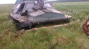 Вездеход гтт, самовытягивание бревном