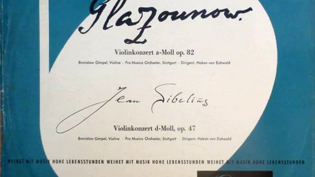 Sibelius Violin Concerto Opus 47 In D Minor