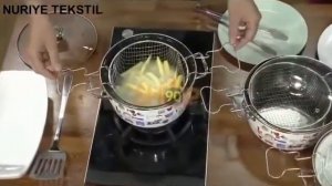 кастрюля с фритюрницей