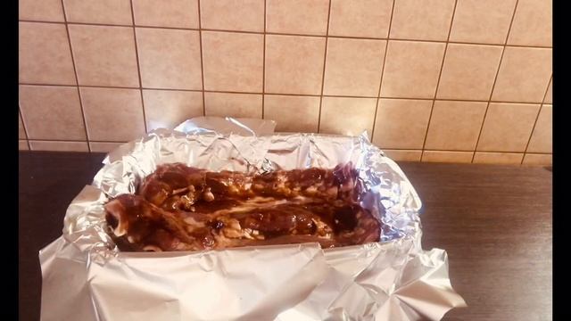 Свиные ребрышки в духовке, в кисло-сладком соусе /Valentyna life смотреть онлайн
