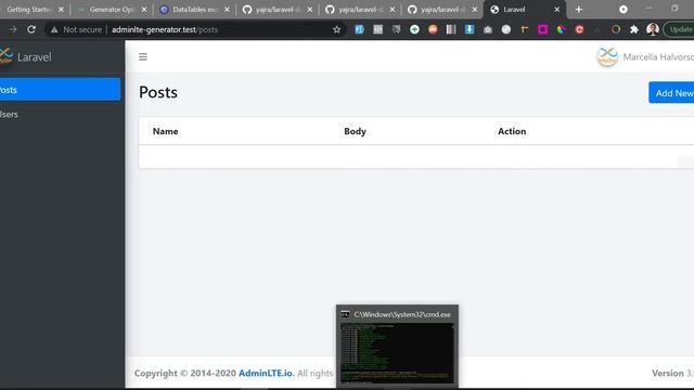 Cara install datatables Infyom generator смотреть онлайн
