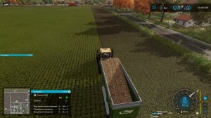 FS-22. Обновление CoursePlay 7.2.1.0. Разгрузка на поле и подборщик