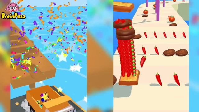 Sandwich Runner | Marble Run 3D - All Level Gameplay iOS Android Walkthrough NEW BIG UPDATE смотреть онлайн