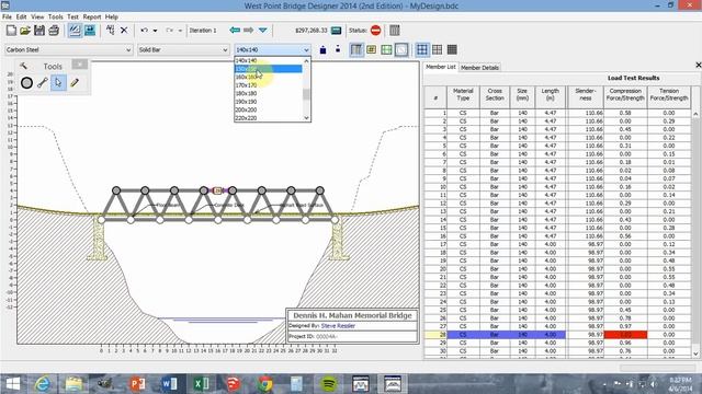 West Point Bridge Designer 2014 Tutorial смотреть онлайн
