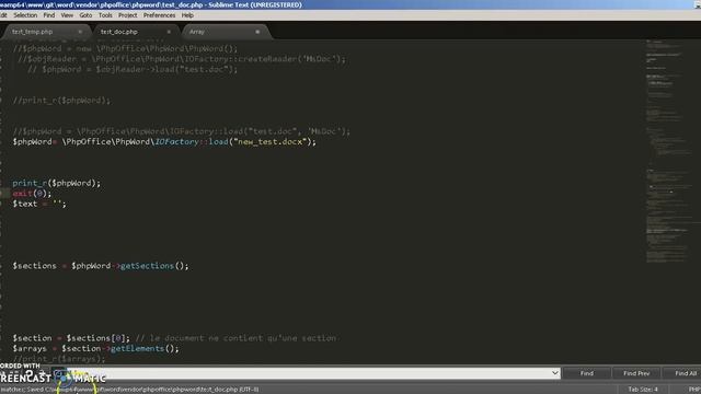 How To Iterate Microsoft Word File Using PHPWord