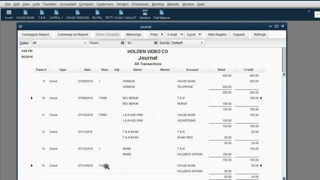QuickBooksS Desktop Crash Course - The Journal Report смотреть онлайн