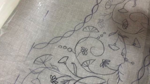 Как переносить рисунок на ткань смотреть онлайн
