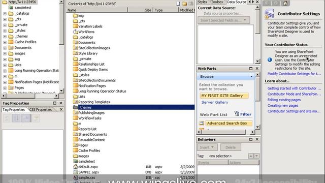 Wingslive Sharepoint MOSS APPLYING SECURITY SETTINGS смотреть онлайн