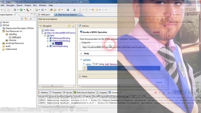 Creating Bottom Up web services using Eclipse + Axis2 (Arabic) смотреть онлайн
