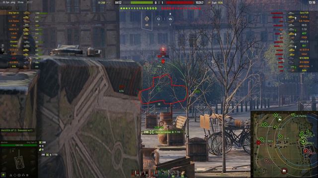 Как играть на тяжелом танке King Tiger (C) Захваченный на карте Рыбацкая бухта смотреть онлайн