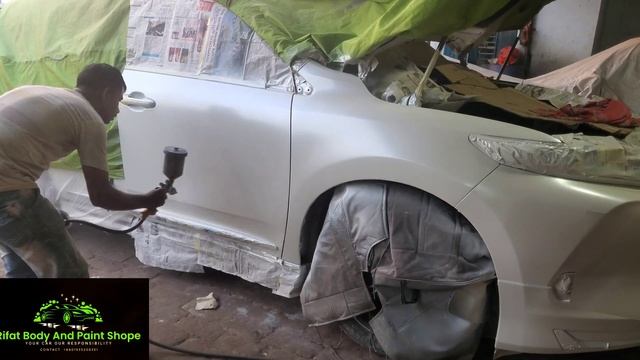 Toyota Harrier 2018 major accidents repair,and detailing. смотреть онлайн