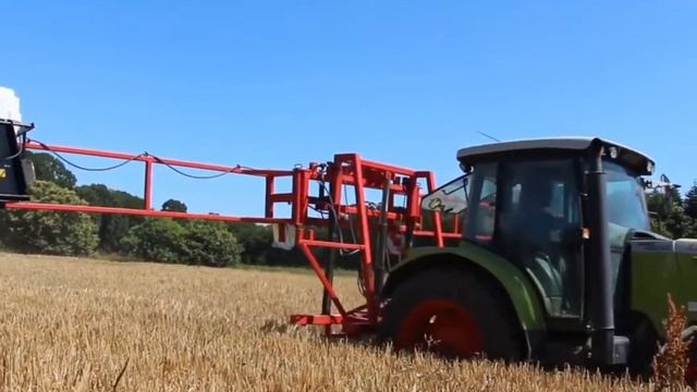 Сеялка на комбайн Technik Plus NOTILL уборка и единовременно сев промежуточных культур смотреть онлайн