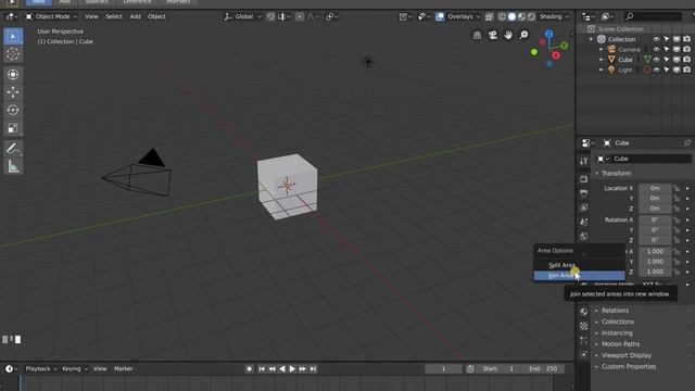 Split and join viewports | BLENDER 2.8 смотреть онлайн
