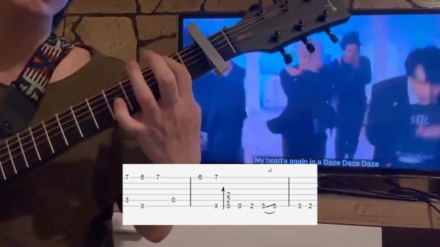 ENHYPEN (엔하이픈) 'Drunk-Dazed'  TABS GUITAR Разбор