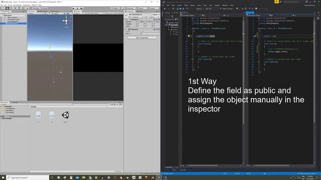 How to READ A VARIABLE from A DIFFERENT SCRIPT in Unity смотреть онлайн