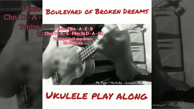 Boulevard of Broken Dreams / Ukulele Play along смотреть онлайн